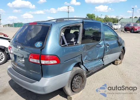 2002 Toyota Sienna Le from USA, damaged, VIN 4T3ZF13C52U468581